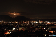 城下町の月夜