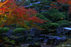 日本庭園　由志園の夜