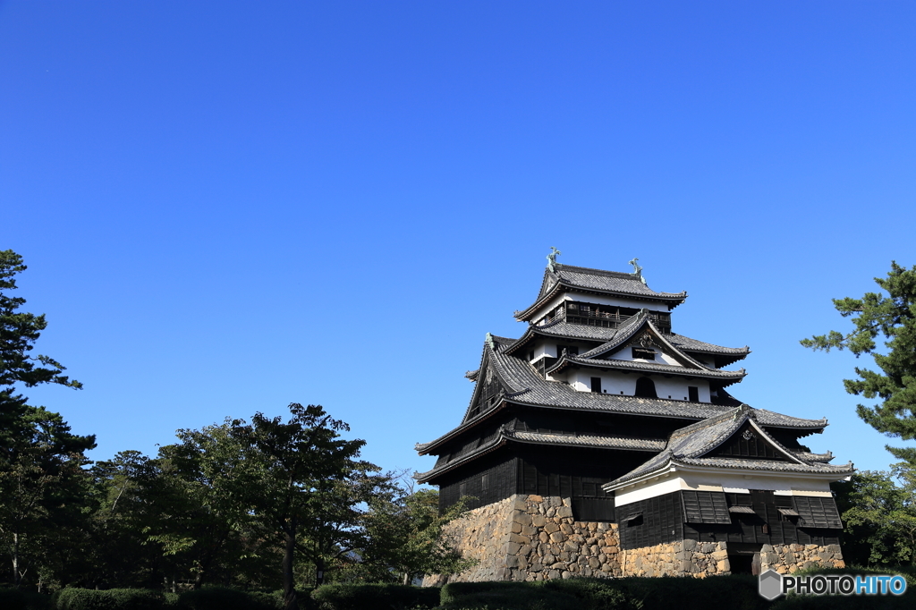 祝・国宝！　松江城と秋の空