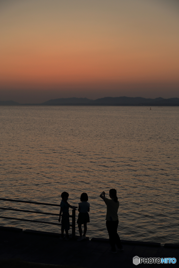 宍道湖夕焼け