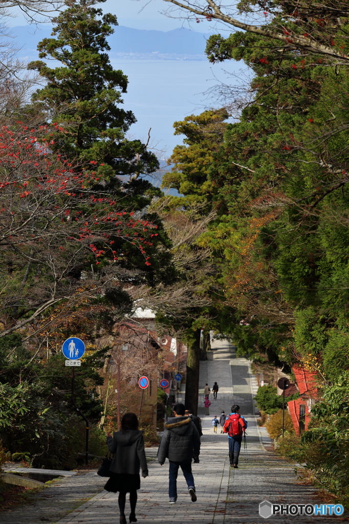 大山寺参道～弓ヶ浜