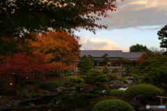 由志園　夕景