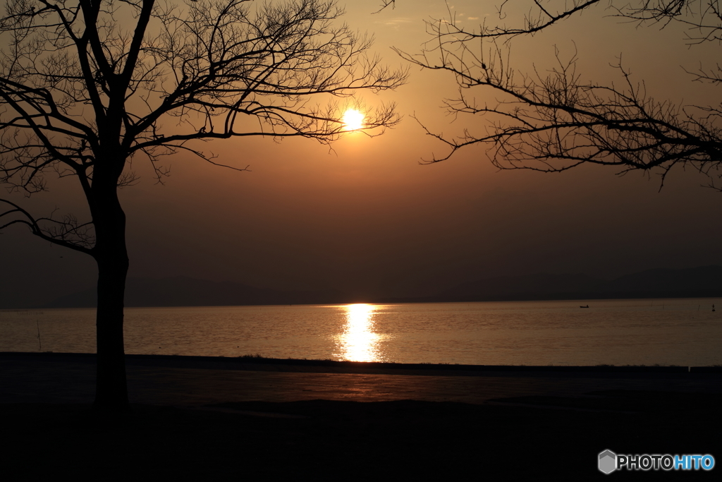 宍道湖夕景