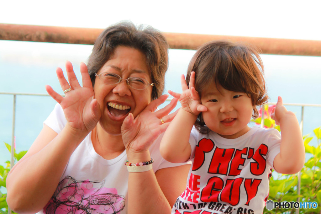 息子とばぁば♪