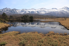 知床一湖からの羅臼岳等