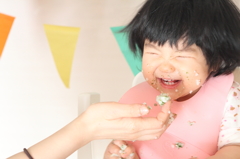 ※口の周りは青のりとご飯粒です。