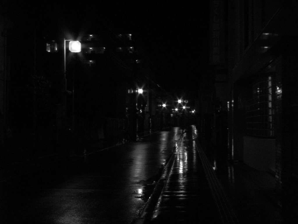 雨の日に
