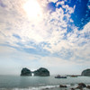 青空と円月島