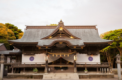 夕暮れの酒列磯前神社