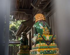 酒列磯前神社　狛犬