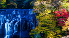 袋田の滝　秋