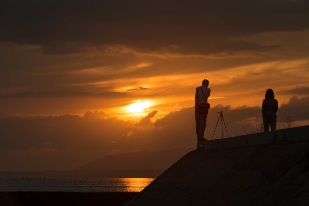 茜色に包まれて