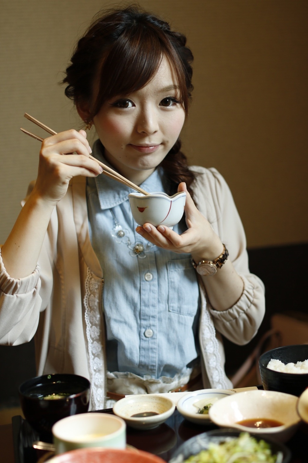 和食と彼女