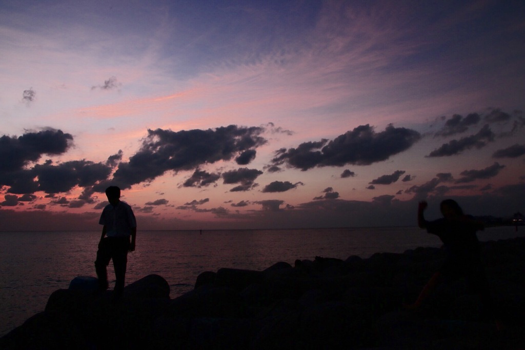 seaside couple