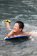 川遊び