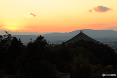 古都奈良の夕景