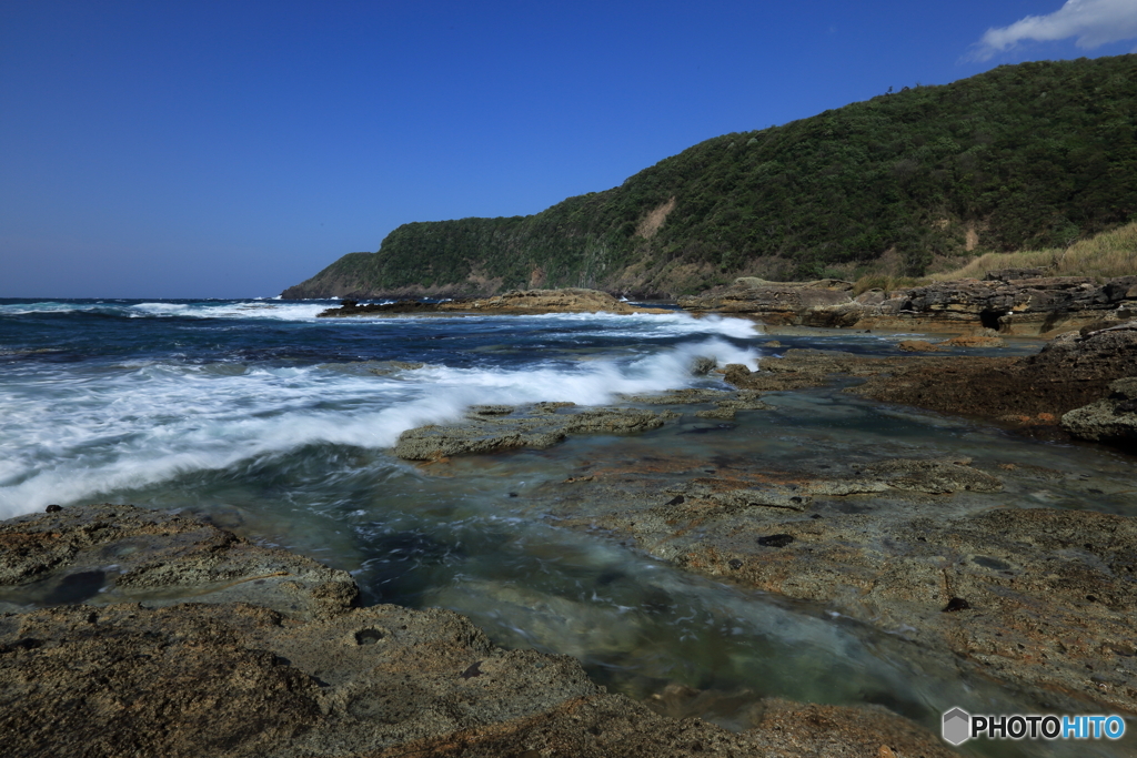 初夏の波