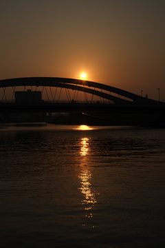 夕日