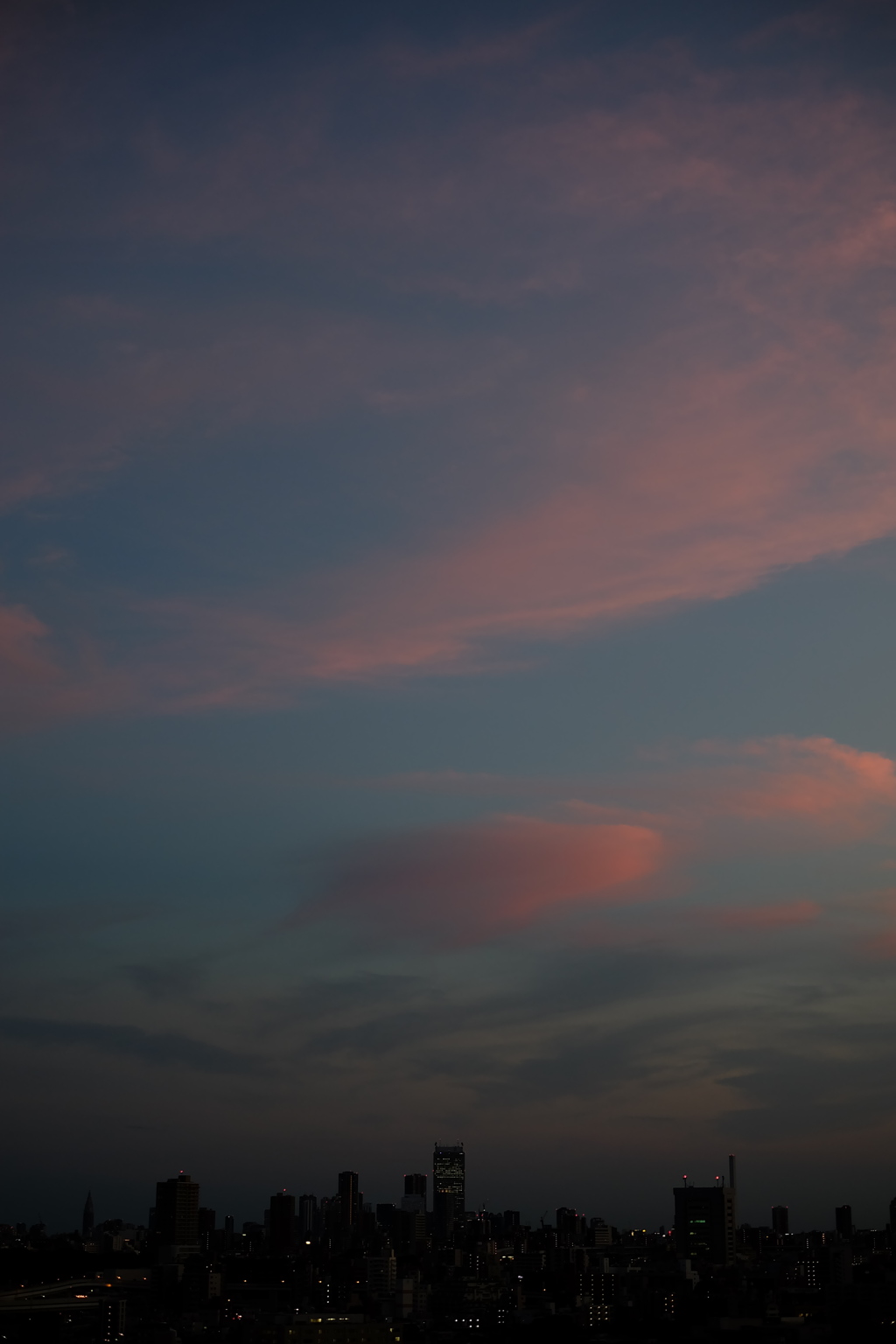 ピンクの雲