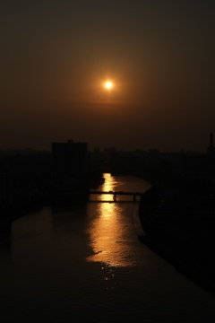 夕日