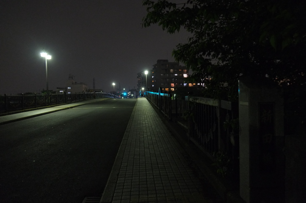 橋の上