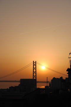 夕日