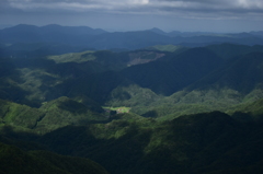 深入山山頂から