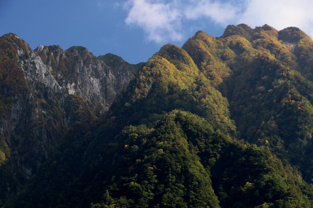 六百山と霞沢岳