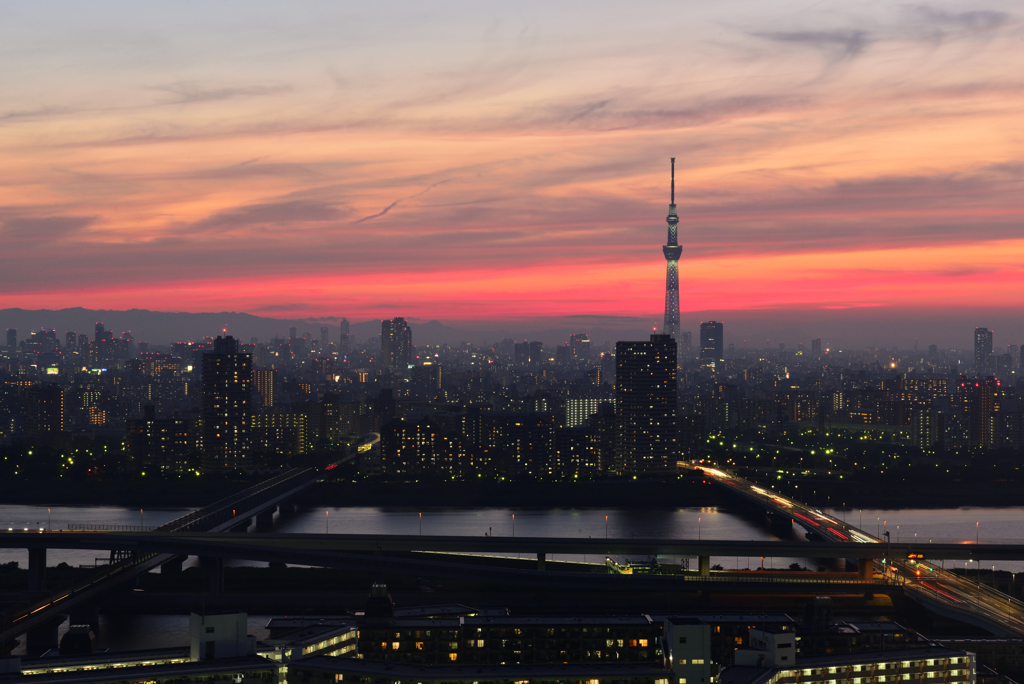 都民たちの夕暮れ！