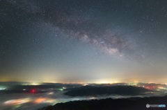 天の川と雲海