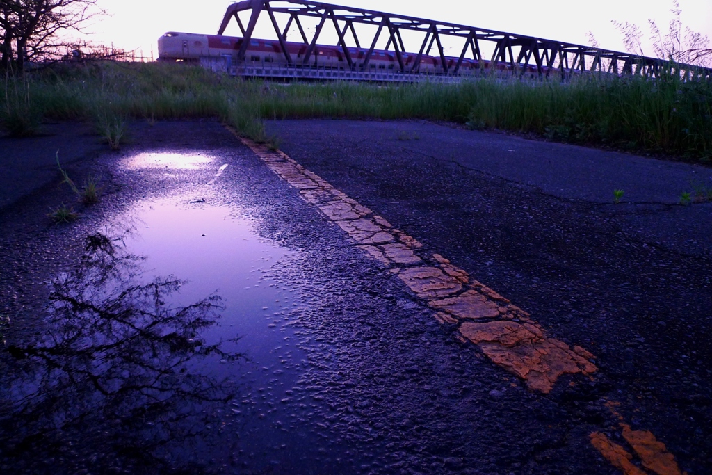 雨上がりの太陽