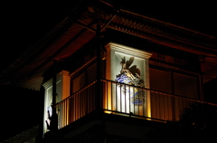 鏝絵ライトアップ①