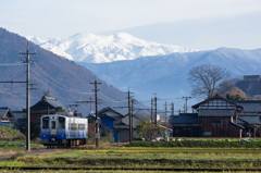 白山、えち鉄、初冬。
