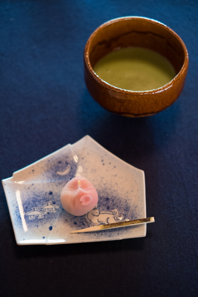 お茶の時間。