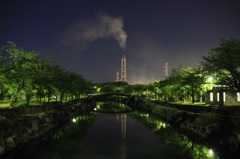 工場の夜景