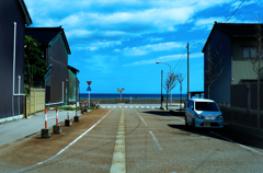 road to sky and sea