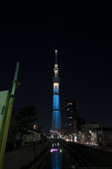 2016年元日のスカイツリーライトアップ