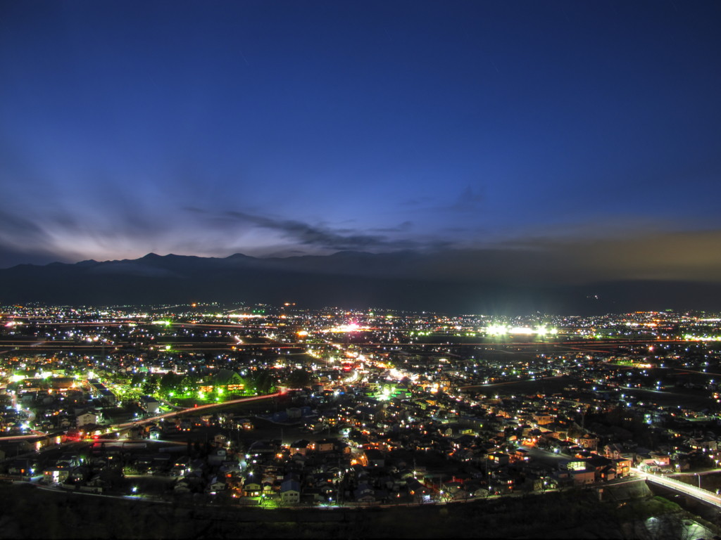 長野県松本市の夜景 By Gyudon Tera Id 写真共有サイト Photohito