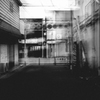 monochrome walk