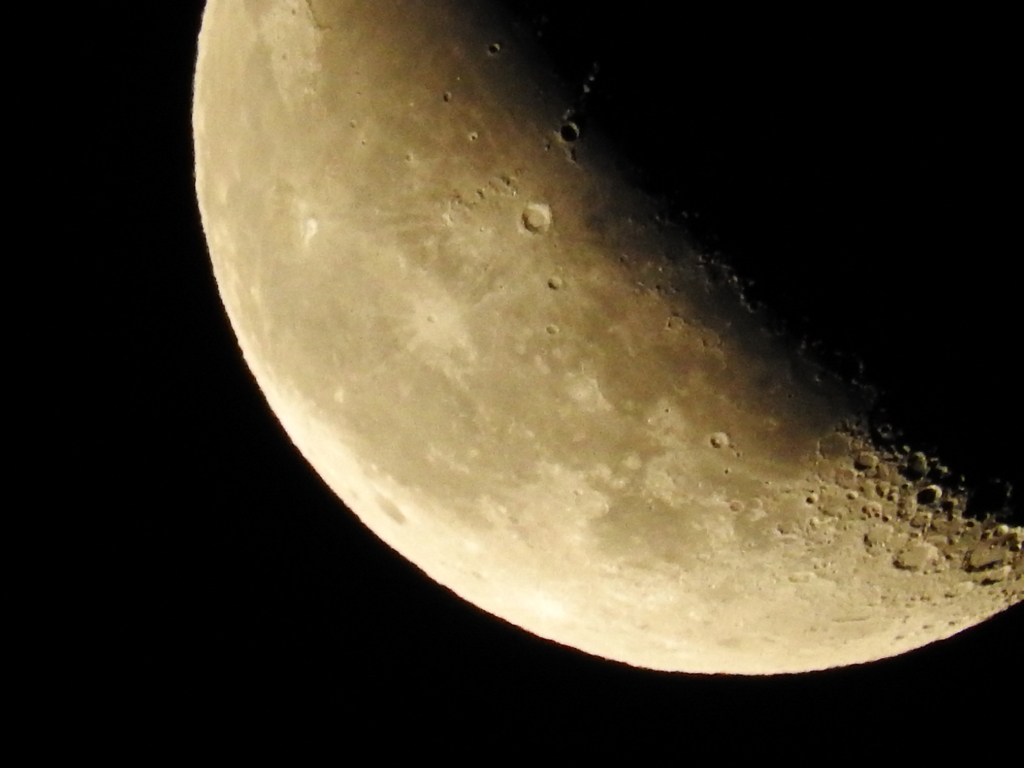 深夜の上天気　月齢23　