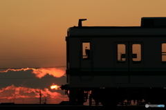 田舎の夕暮れ
