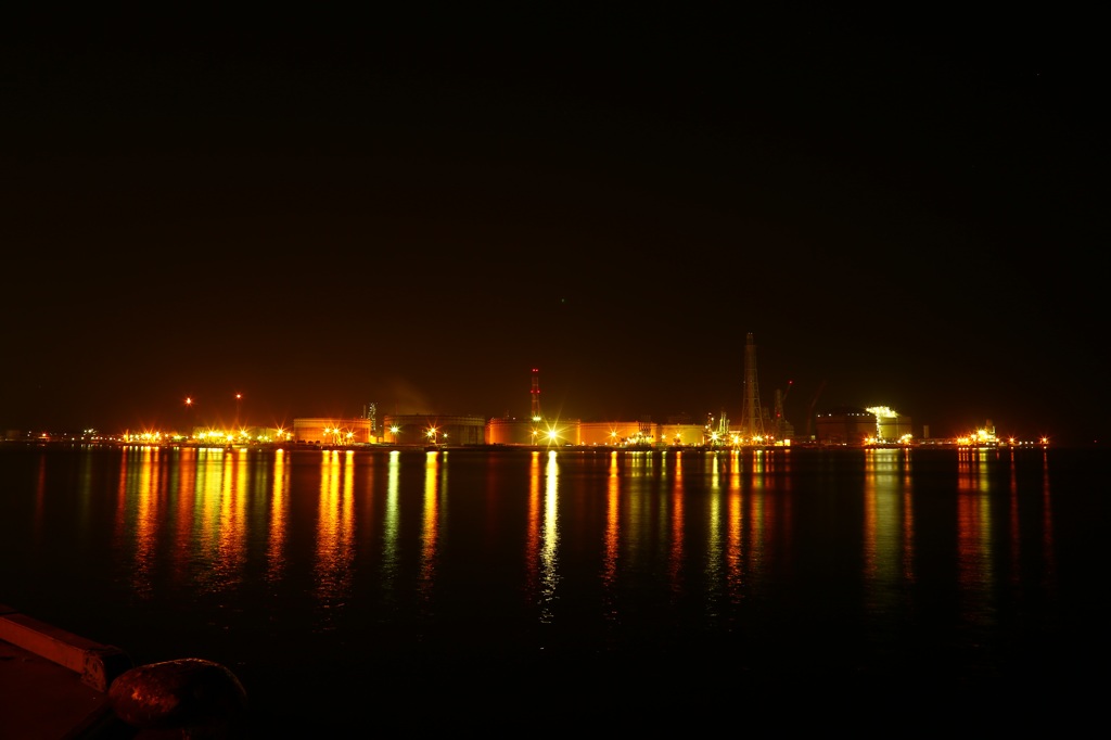 仙台工場夜景