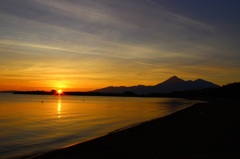 夕日