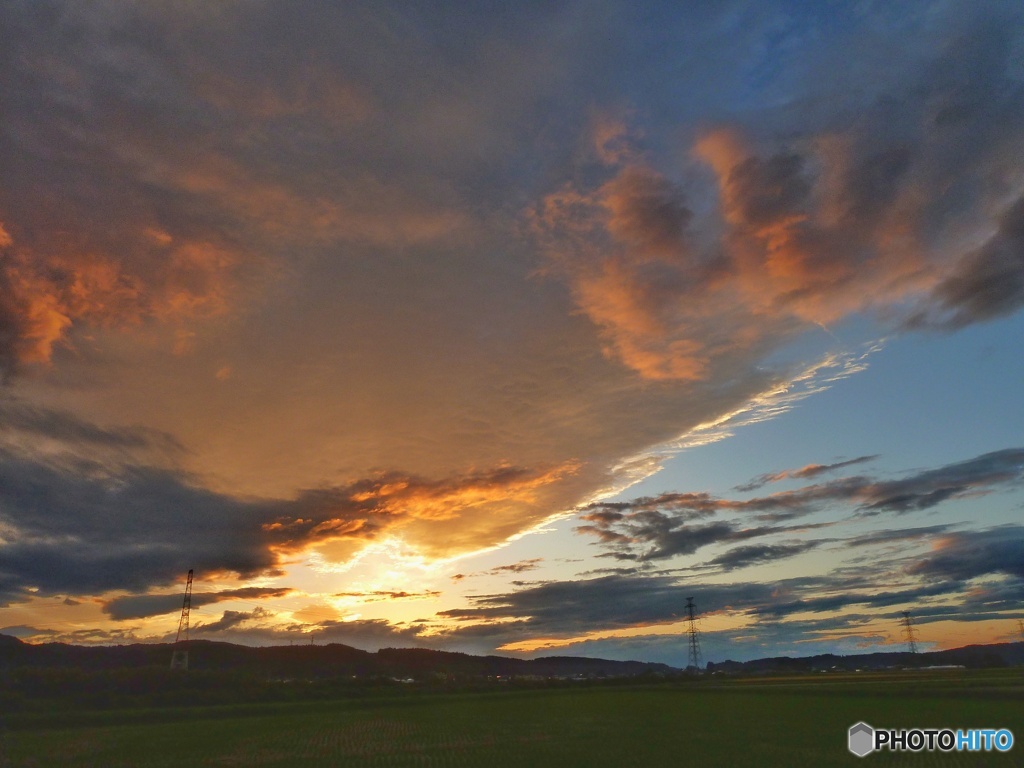 特別な夕陽に