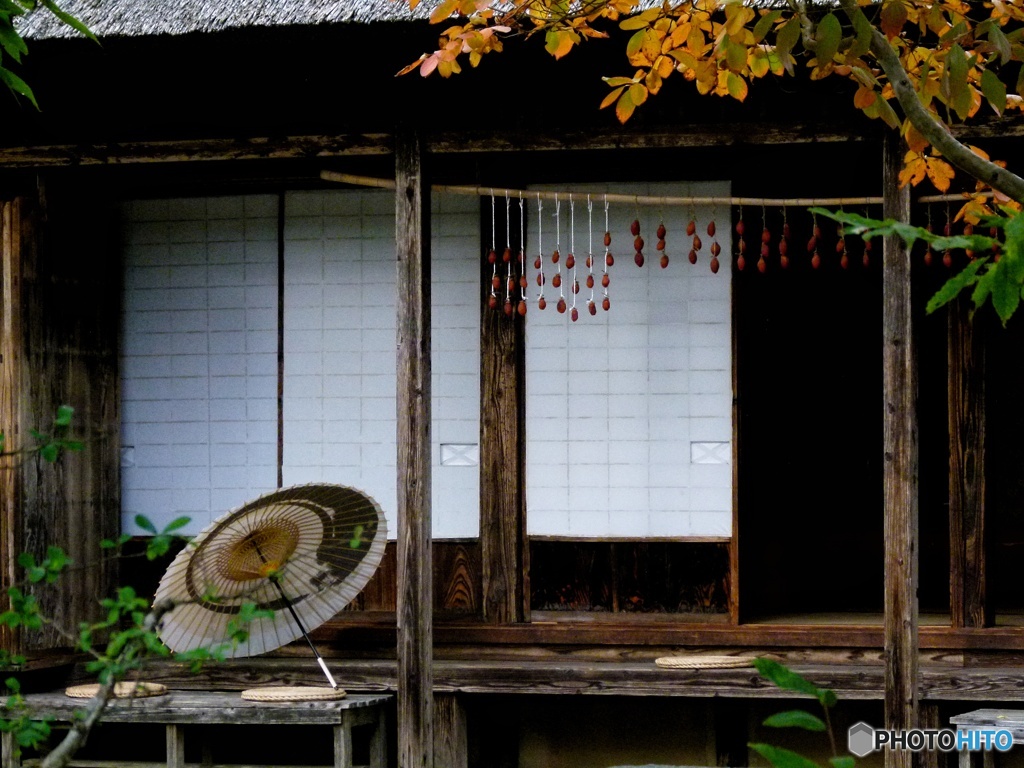 武家屋敷の縁側