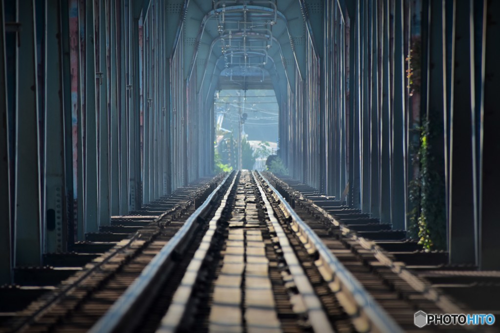 富山地方鉄道　常願寺川橋梁