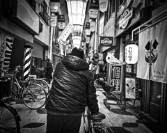 日曜の午後　おっちゃん飛来