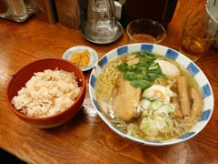 麺屋ひょっとこ　柚子ラーメン&茶飯