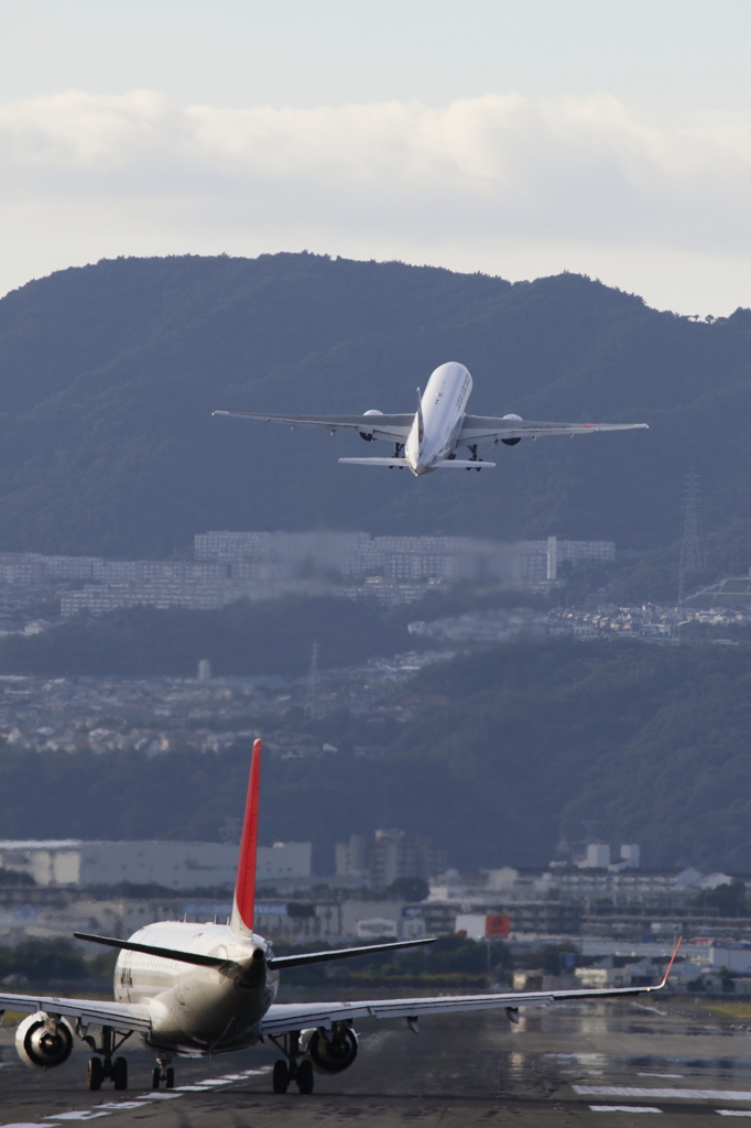 空の交通渋滞