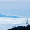 雲海と鉄塔